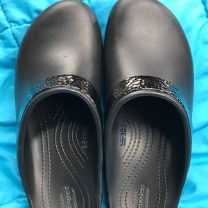 Black formal crocs